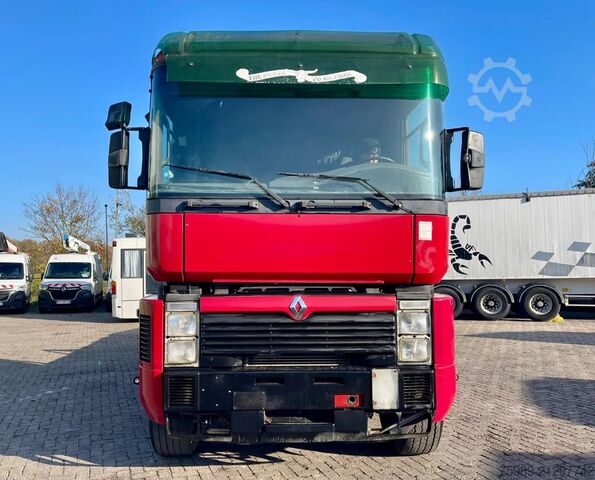 Bestelwagen autodrager Renault Magnum 430 6x2,Manuel, MACK, TELMA, En excellen...