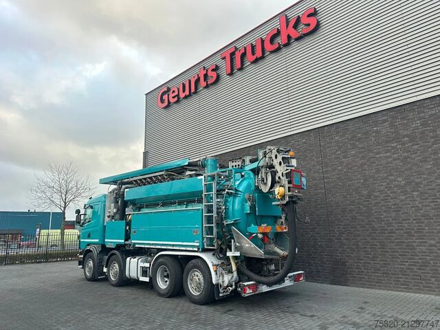 Zuigvoertuig Scania G480 LB 8X2 6MNA ZUIG/SPOEL COMBI MET WATERRECY...