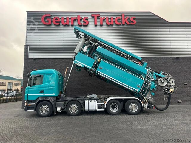 Zuigvoertuig Scania G480 LB 8X2 6MNA ZUIG/SPOEL COMBI MET WATERRECY...