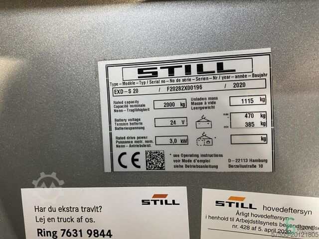 Forklift Still EXD-S20