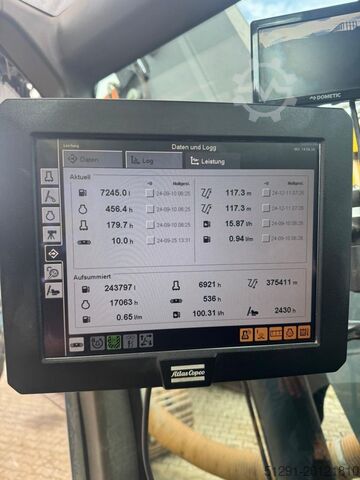 Boreplatform Atlas Copco T40-11 Smart ROC with drilling rims and