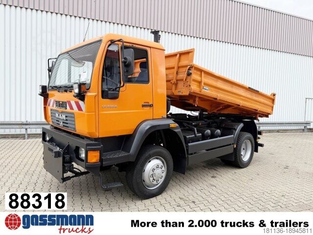 Kiper kamion MAN 14.225 LAK 4x4 BB, Winterdienstausstattung