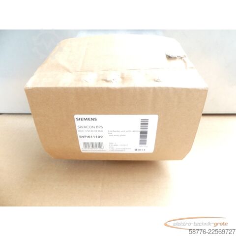 Componenta Siemens SIVACON 8PS BD2C-1250-EE-KR-EBAL / BD2-1250-KR SN118446 - !