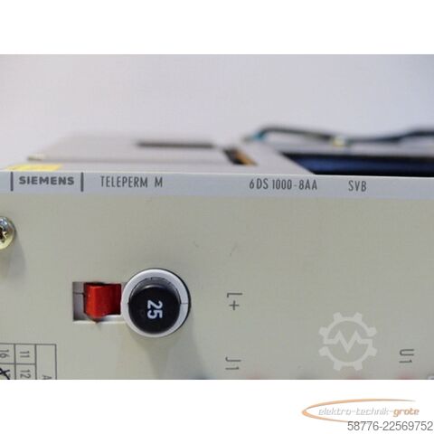Componenta Siemens Teleperm M 6DS1000-8AA Stromversorgung Ausgabe 17 -  - in geöffneter OVP