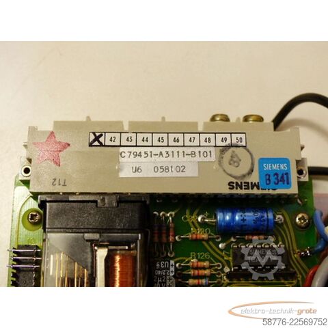 Componenta Siemens Teleperm M 6DS1000-8AA Stromversorgung Ausgabe 17 -  - in geöffneter OVP