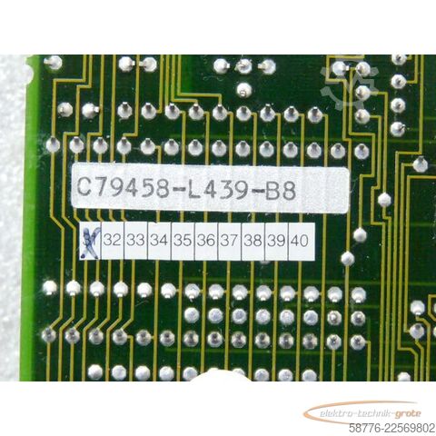 Composant Siemens Teleperm M 6DS1731-8AA E4+5 mit C79458-L439-B8  =  in orig. Verpackung !!
