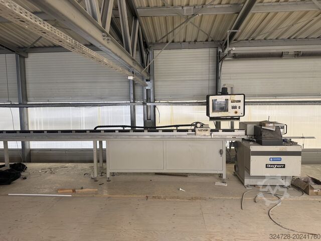 Mașină de frezat CNC pentru îmbinări în cruce STEGHERR KSF-2/E-4 WOOD ALU MDF PVC GRP