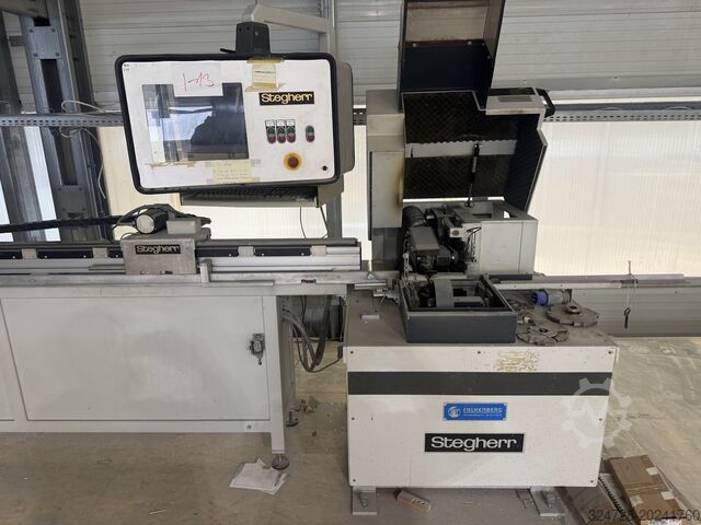 Fresadora CNC para uniones cruzadas STEGHERR KSF-2/E-4 WOOD ALU MDF PVC GRP