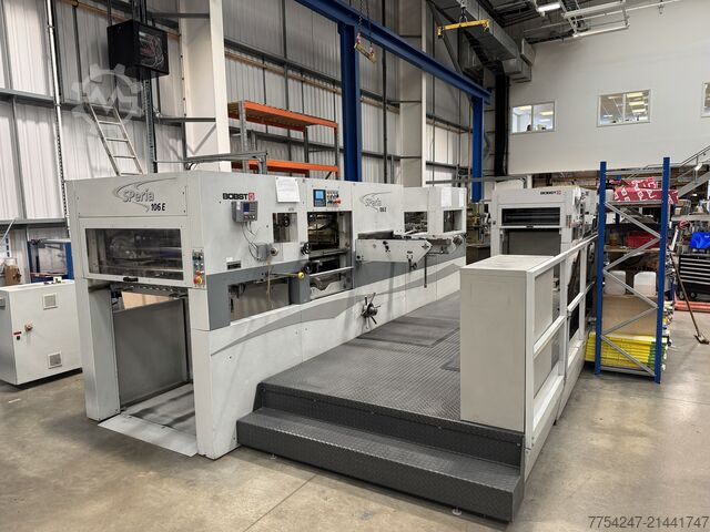 Flachbett-Stanzautomat (Autoplaten) Bobst Autoplaten Speria 106 E