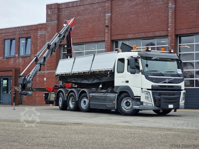 Ciężarówka z dźwigiem Volvo FM 420 8x2*6 - HMF 2120 K4 Crane / Grua / Kran ...