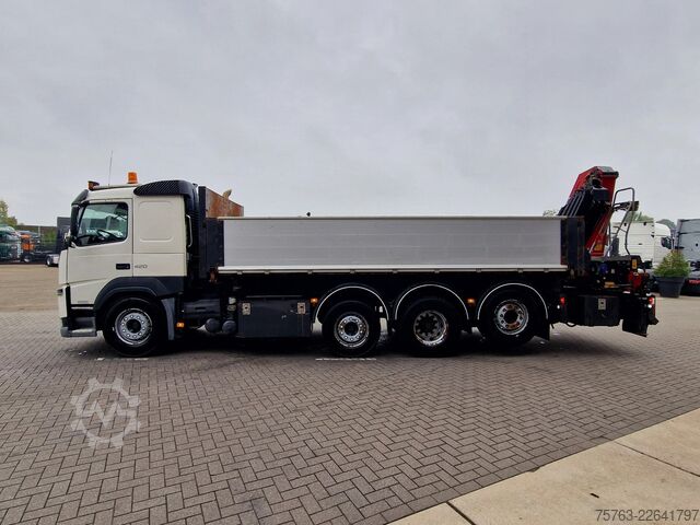 Ciężarówka z dźwigiem Volvo FM 420 8x2*6 - HMF 2120 K4 Crane / Grua / Kran ...
