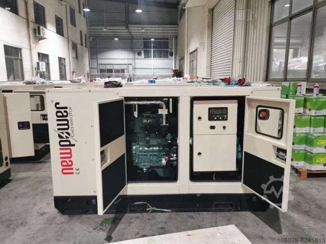 Nödgeneratorsats 40kVA generator Newpower 32kW 40kVA Notstromaggregat NWK44 Stromaggregat mit Schallschutz