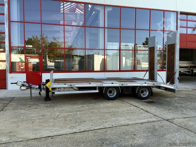 Dieplader oplegger Möslein TT21-7,2 Hydr  21 t Tandemtieflader, hydr. Rampen, NEU
