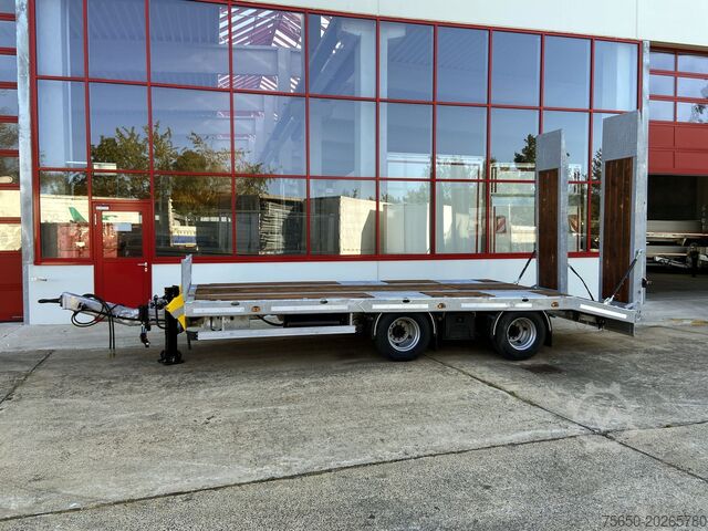 Dieplader oplegger Möslein TT21-7,2 Hydr  21 t Tandemtieflader, hydr. Rampen, NEU