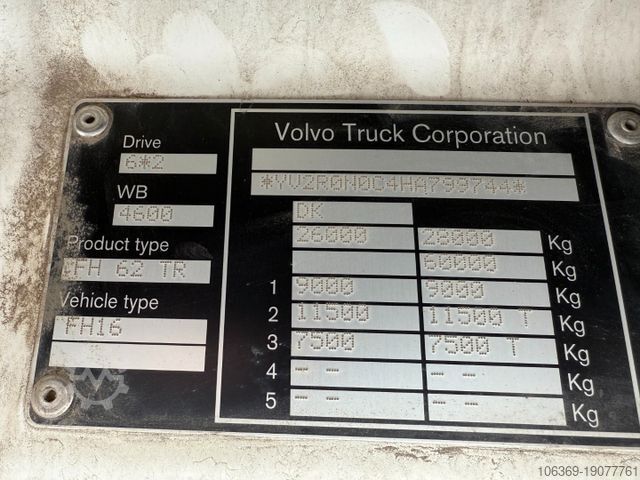 Autolaadkraan VOLVO FH 16.550 6x2*4 / Crane HMF 3220K4 Euro 6