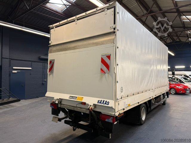 Ponyvával szerelt furgon MAN TGL 8.190 PRITSCHE + PLANE LBW KLIMA 63TKM AHK