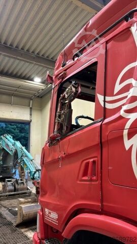 Camion basculante trilateral SCANIA P500 XT ,MEILLER KIPPER BORDMATIK,  RETARDER