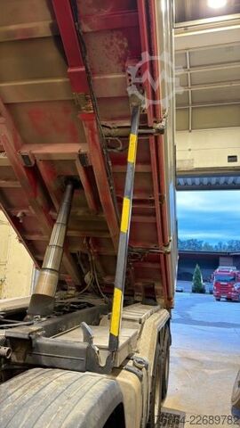 Camion basculante trilateral SCANIA P500 XT ,MEILLER KIPPER BORDMATIK,  RETARDER