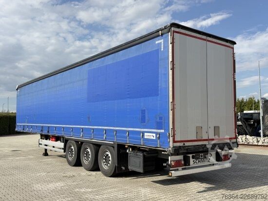 Öppen semitrailer med kapell SCHMITZ SCS-SCS BS/CURTAINSIDER