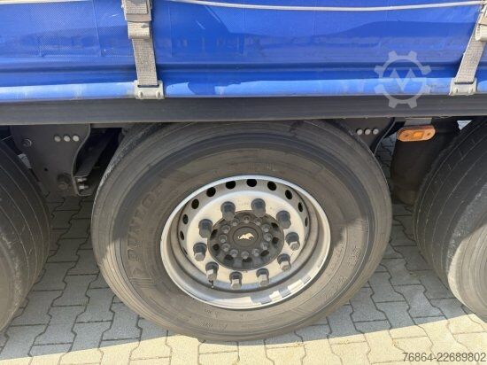 Öppen semitrailer med kapell SCHMITZ SCS-SCS BS/CURTAINSIDER