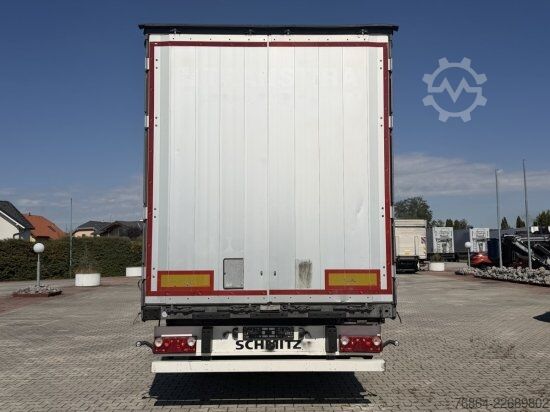 Öppen semitrailer med kapell SCHMITZ SCS-SCS BS/CURTAINSIDER
