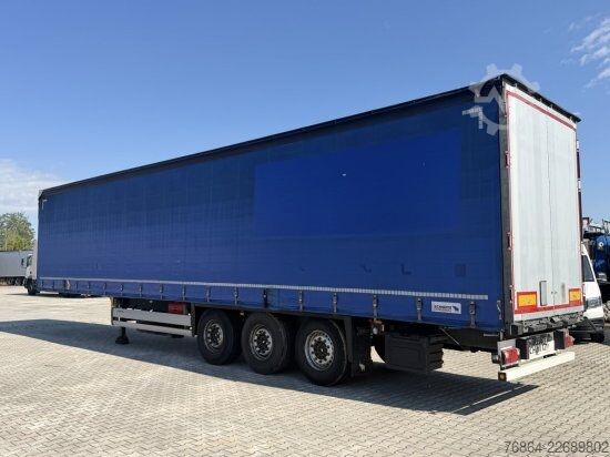 Öppen semitrailer med kapell SCHMITZ SCS-SCS BS/CURTAINSIDER