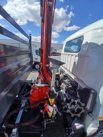 Kran med tippflak Fuso Canter 7C15 Fassi Kran 3-seiten Kipper