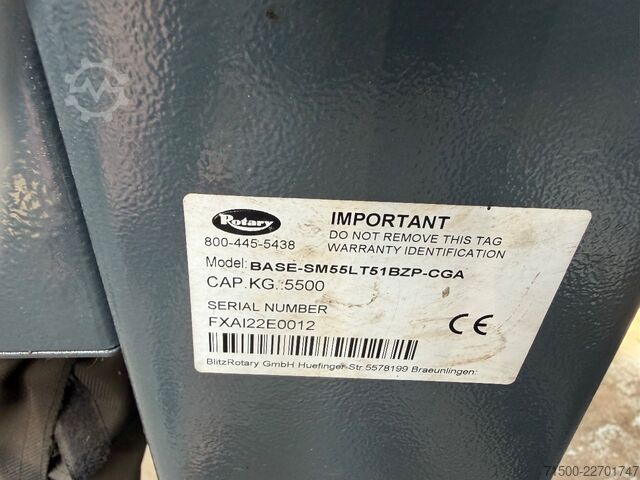 Banco per la misurazione degli assi Rotary BASE-SM55-LT51BZP-CGA