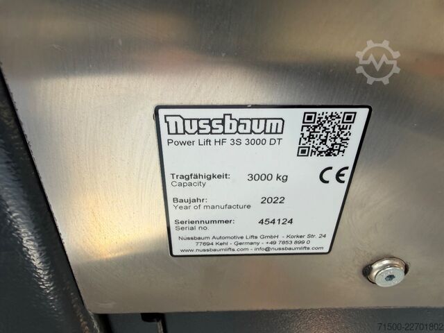2-koloms hefbrug Nussbaum Power Lift HF 3S 3000 DT