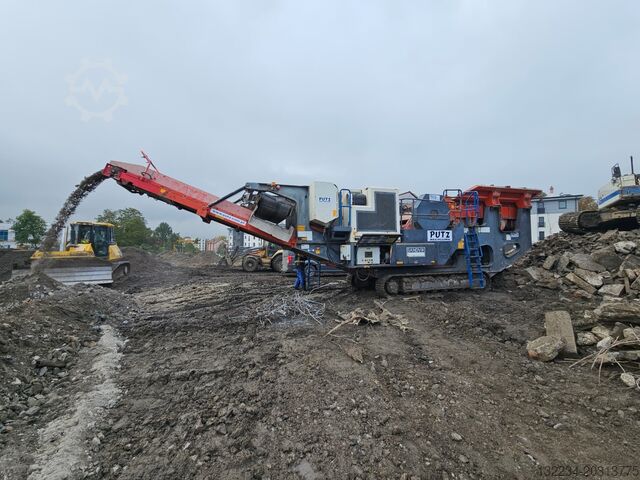 Sandvik QJ241 käftkross på band Sandvik QJ241 jaw crusher