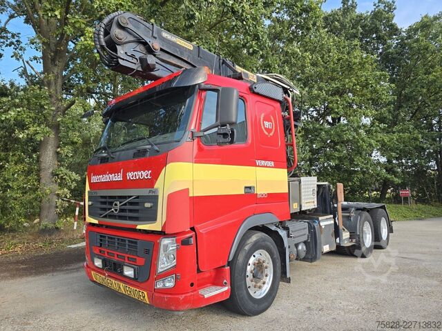 Standart çekici ünitesi VOLVO FH500 / Holzkran Epsilon S270L / 70000 Kg GG