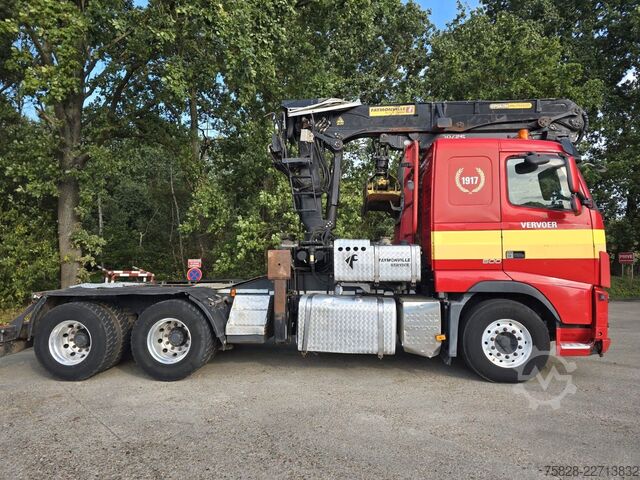 Standart çekici ünitesi VOLVO FH500 / Holzkran Epsilon S270L / 70000 Kg GG