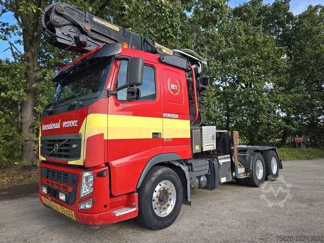 Standart çekici ünitesi VOLVO FH500 / Holzkran Epsilon S270L / 70000 Kg GG