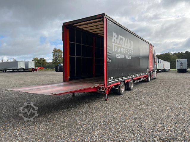 Dieplader oplegger MEUSBURGER 2-Achs-Gabelstaplertransporter Rampe Dhollandia