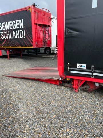 Dieplader oplegger MEUSBURGER 2-Achs-Gabelstaplertransporter Rampe Dhollandia