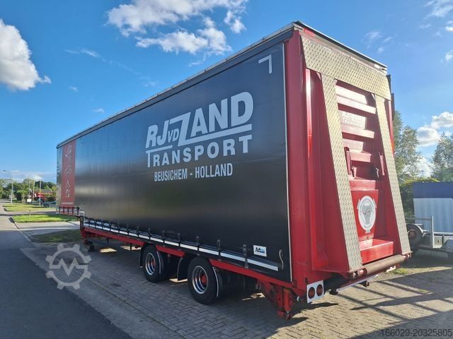 Dieplader oplegger MEUSBURGER 2-Achs-Gabelstaplertransporter Rampe Dhollandia