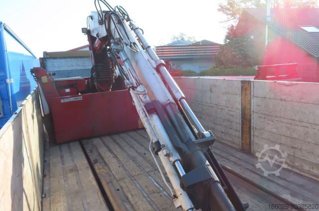 Open semitrailer Rollkran Auflieger Kennis