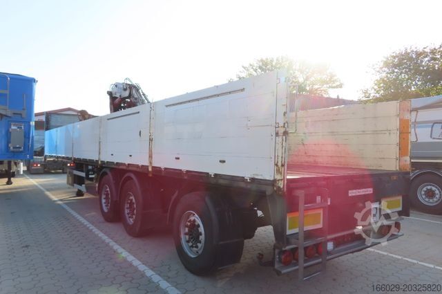 Open semitrailer Rollkran Auflieger Kennis