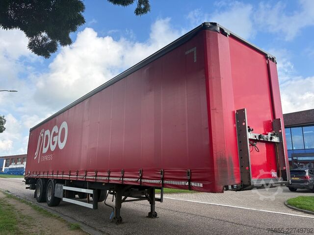 Csúszó ponyvák Groenewegen DRO-14-18B 2-Axle Tautiner / BPW Axles / Steeri...
