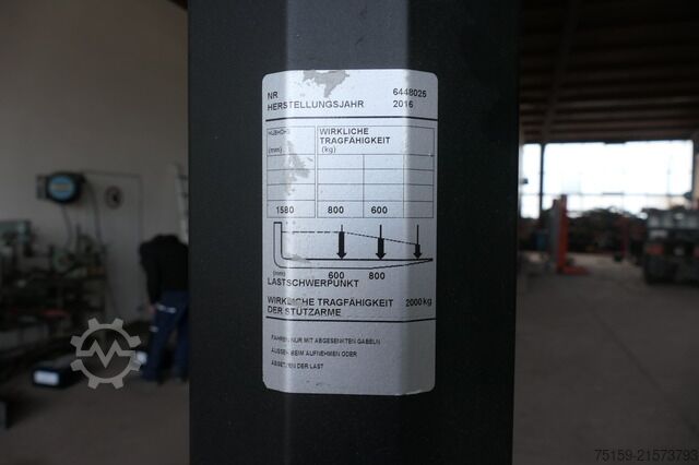 Kézi emelő bt SWE 080L Batterie 44/2020