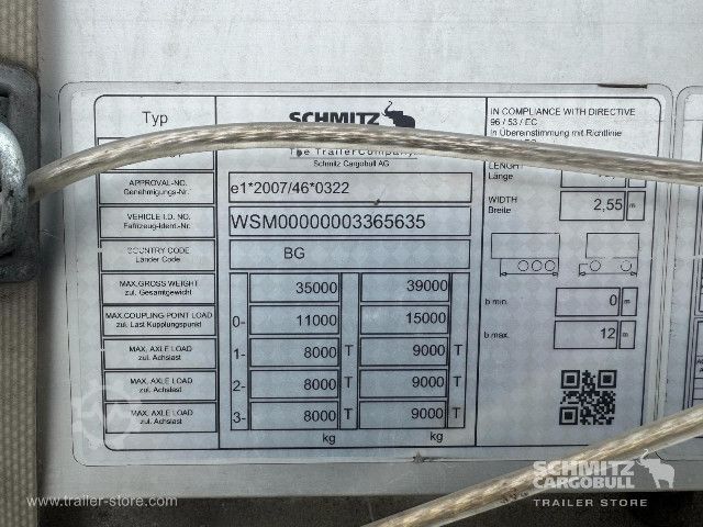 Nyitott ponyvás félpótkocsi Schmitz Cargobull Curtainsider Standard