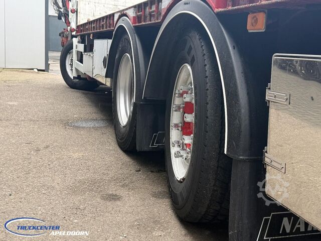 Πλατφόρμα φόρτωσης Volvo FH 500 6x2 Stuuras, Voorzijde bladgeveerd