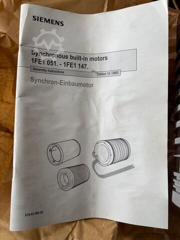 SIEMENS 1FE1093-6WV11-1BZ2-Z FZ616 3709 01 001 Synkronmotor 16,8–21,5 kW SIEMENS 1FE1093-6WV11-1BZ2-Z FZ616 3709 01 001 SILNIK SYNCHRONICZNY 16,8–21,5 kW SIEMENS 1FE1093-6WV11-1BZ2-Z FZ616 3709 01 001 SILNIK SYNCHRONICZNY 16,8–21,5 kW