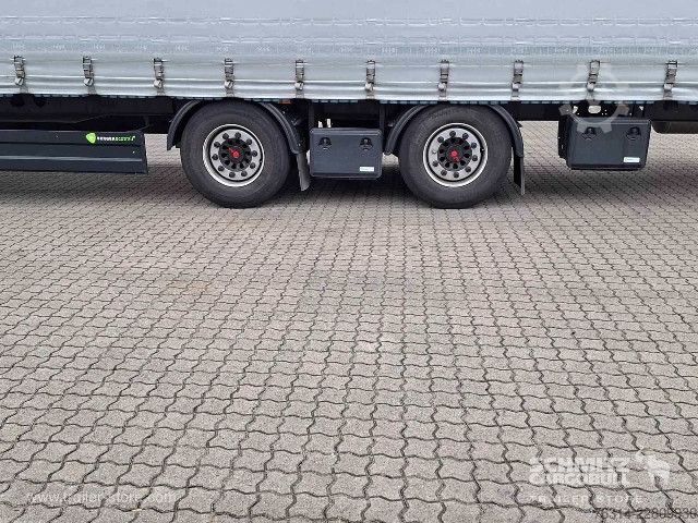 Open oplegger met zeil Berger Curtainsider Mega Getränke