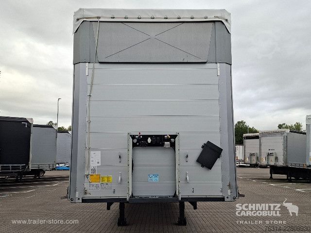 Open oplegger met zeil Berger Curtainsider Mega Getränke
