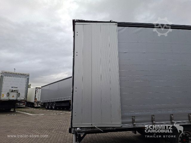 Open oplegger met zeil Berger Curtainsider Mega Getränke