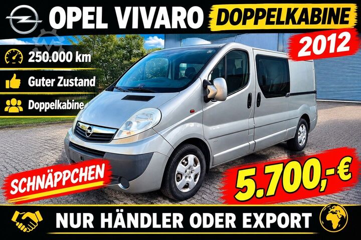 Skåpbil OPEL Vivaro Kasten L2H1 Doppelkabine *Navi*AHK