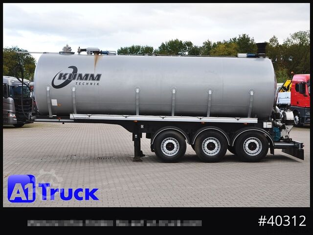 Tankauflieger SCHWARTE JANSKY Kumm TA 30/3, 30m³, Gülle, Gärreste, Lenkachse