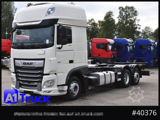 Camion porte-caisses amovibles DAF DAF XF 480 FAN SSC Intarder, Lenkachse Standlklima