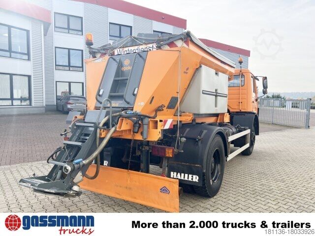 Barredora de calzadas Mercedes-Benz 1617 C 4x2, Winterdienstausstattung